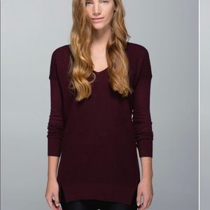 Lululemon The Sweater Life 6
Heathered Bordeaux Drama